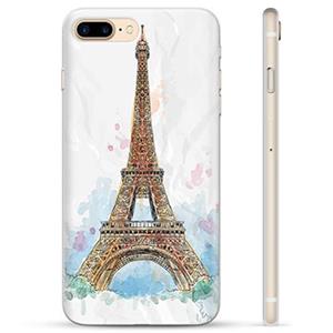 iPhone 7 Plus / iPhone 8 Plus TPU-hoesje - Parijs