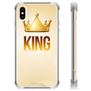 iPhone X / iPhone XS Hybride Case - Koning