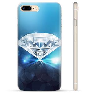 iPhone 7 Plus / iPhone 8 Plus TPU-hoesje - Diamant
