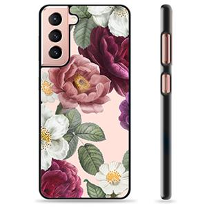Samsung Galaxy S21 5G Beschermhoes - Romantische Bloemen