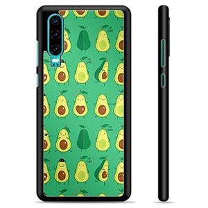 Huawei P30 Beschermende Cover - Avocado Patroon
