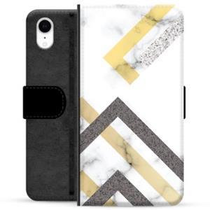 iPhone XR Premium Wallet Case - Abstract Marmer