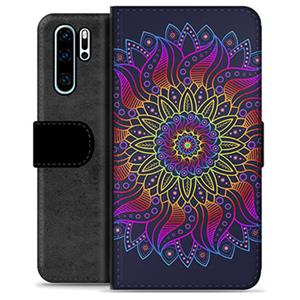 Huawei P30 Pro Premium Wallet Case - Kleurrijke Mandala