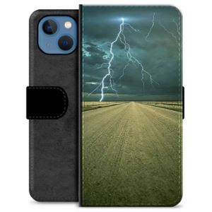 iPhone 13 Premium Portemonnee Hoesje - Storm