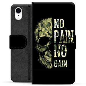iPhone XR Premium Wallet Case - Geen pijn, geen winst