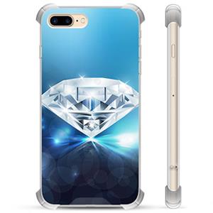 iPhone 7 Plus / iPhone 8 Plus hybride hoesje - Diamant