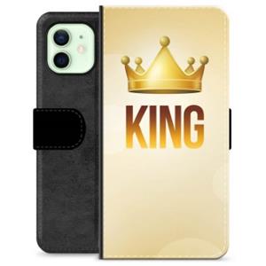 iPhone 12 Premium Portemonnee Hoesje - Koning