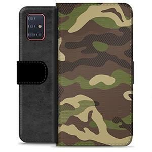 Samsung Galaxy A51 Premium Portemonnee Hoesje - Camo