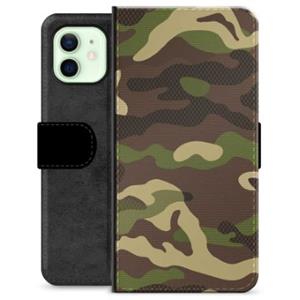 iPhone 12 Premium Portemonnee Hoesje - Camouflage