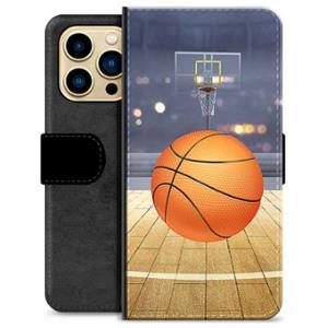 iPhone 13 Pro Max Premium Wallet Case - Basketbal