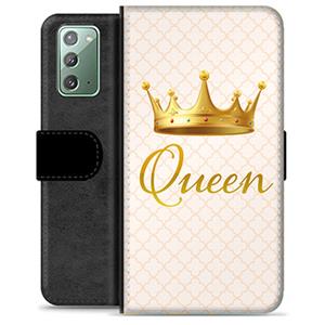 Samsung Galaxy Note20 Premium Portemonnee Hoesje - Queen