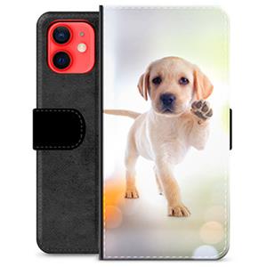iPhone 12 mini Premium Portemonnee Hoesje - Hond