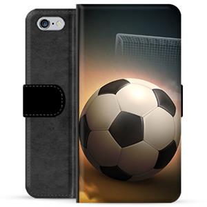 iPhone 6/6S Premium Portemonnee Hoesje - Voetbal