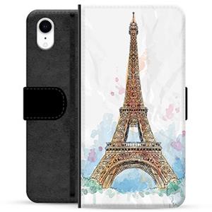 iPhone XR Premium Wallet Case - Parijs