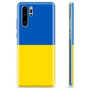 Huawei P30 Pro TPU Hoesje OekraÃ¯ense Vlag - Geel en Lichtblauw