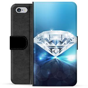 iPhone 6/6S Premium Portemonnee Hoesje - Diamant