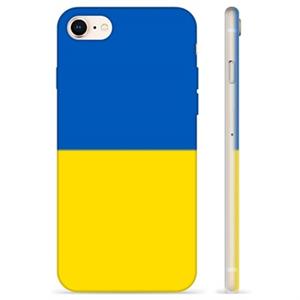 iPhone 7/8/SE (2020)/SE (2022) TPU-hoesje OekraÃ¯ense vlag - geel en lichtblauw