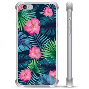 iPhone 6 Plus / 6S Plus hybride hoesje - tropische bloem