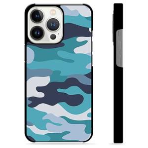 Beschermhoes voor iPhone 13 Pro - Blauw Camouflage