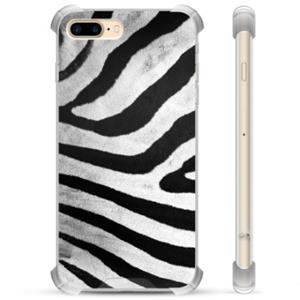 iPhone 7 Plus / iPhone 8 Plus hybride hoesje - Zebra