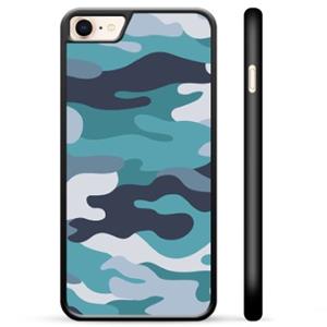iPhone 7/8/SE (2020)/SE (2022) Beschermende Cover - Blauwe Camouflage