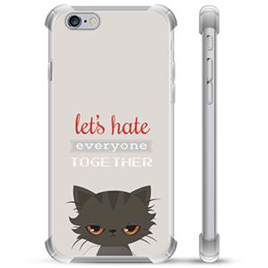 iPhone 6 Plus / 6S Plus hybride hoesje - Angry Cat