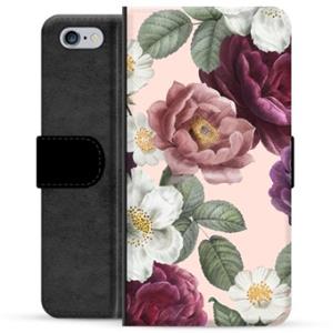 iPhone 6/6S Premium Wallet Case - Romantische Bloemen