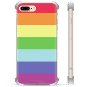 iPhone 7 Plus / iPhone 8 Plus hybride hoesje - Pride
