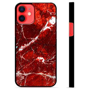 iPhone 12 mini Beschermende Cover - Rode Marmer