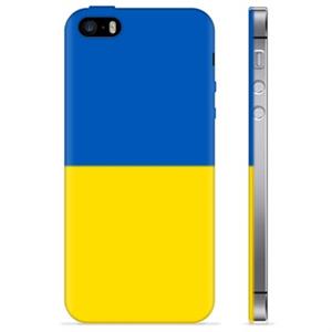 iPhone 5/5S/SE TPU Hoesje OekraÃ¯ense Vlag - Geel en Lichtblauw