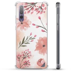 Huawei P20 Pro Hybrid Case - Roze Bloemen