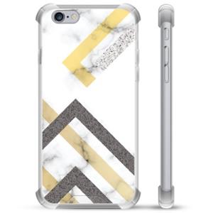 iPhone 6 Plus / 6S Plus hybride hoesje - abstract marmer
