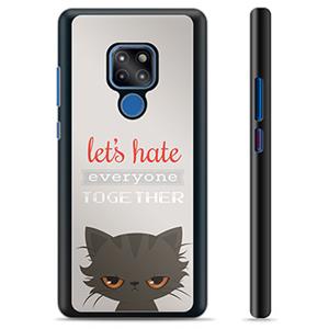 Huawei Mate 20 Beschermhoes - Angry Cat