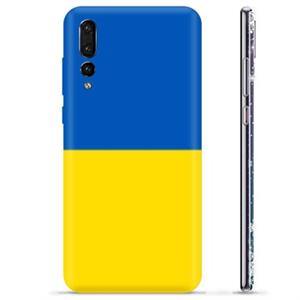 Huawei P20 Pro TPU Hoesje OekraÃ¯ense Vlag - Geel en Lichtblauw