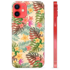 iPhone 12 mini TPU Case - Roze Bloemen