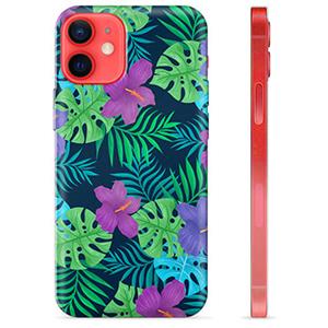 iPhone 12 mini TPU-hoesje - tropische bloem