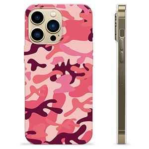 iPhone 13 Pro Max TPU Hoesje - Roze Camouflage