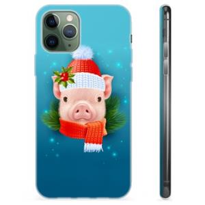 iPhone 11 Pro TPU-hoesje - Winter Piggy