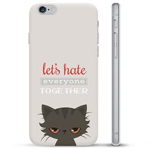 iPhone 6 Plus / 6S Plus TPU-hoesje - Angry Cat