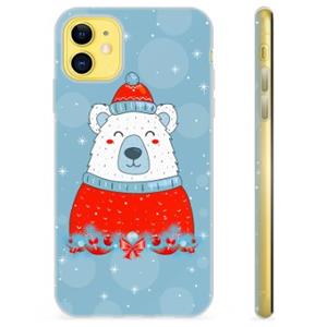 iPhone 11 TPU-hoesje - Kerstbeer