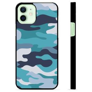 iPhone 12 Beschermende Cover - Blauwe Camouflage