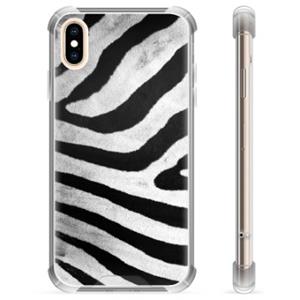 Hybride hoesje iPhone XS Max - Zebra