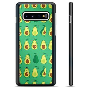 Samsung Galaxy S10 Beschermhoes - Avocado Patroon