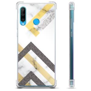 Huawei P30 Lite Hybrid Case - Abstract Marmer