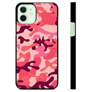 Beschermhoes voor iPhone 12 - Roze Camouflage