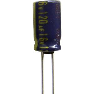 Panasonic EEUFC1H121B Elektrolytische condensator Radiaal bedraad 5 mm 120 µF 50 V 20 % (Ø x l) 10 mm x 12.5 mm 1 stuk(s)