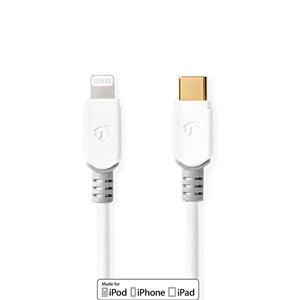Nedis CCBW39650WT10 Lightning-Kabel (1m) weiß Apple Lightning>USB-C