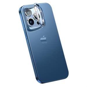 iPhone 14 Pro Hybride Hoesje met Verborgen Standaard - Blauw