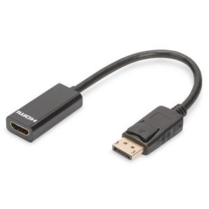 DIGITUS Adapter, DisplayPort Stecker - HDMI A Kupplung