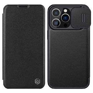 Nillkin Qin Pro Series iPhone 14 Pro Max Flip Case - Zwart